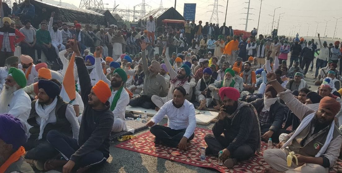 Farmers Protest Against Agricultur Law