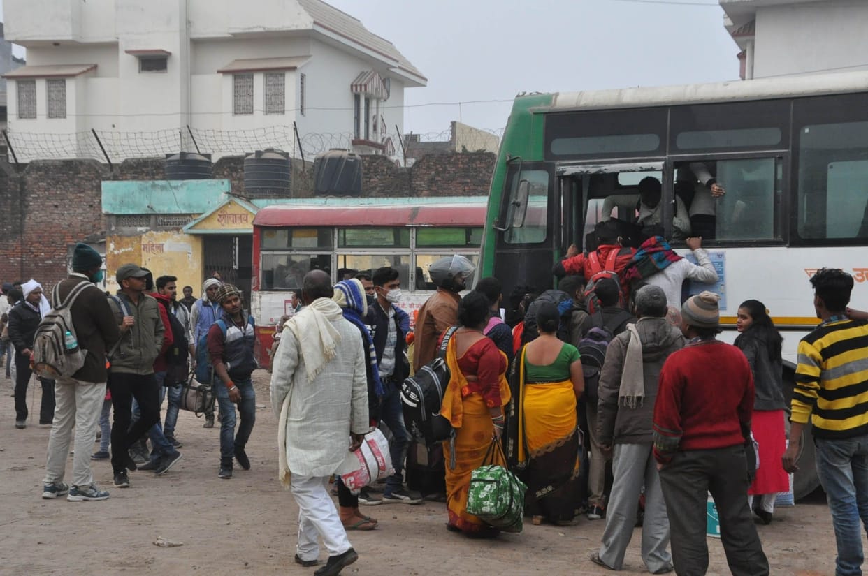 Roadways buses are falling in the middle of unfit