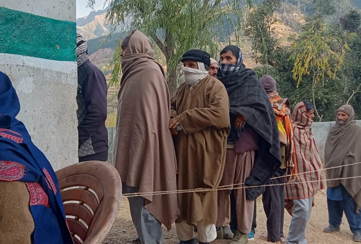 ddc election Jammu Kashmir Percentage of turnout in mountains higher than plains