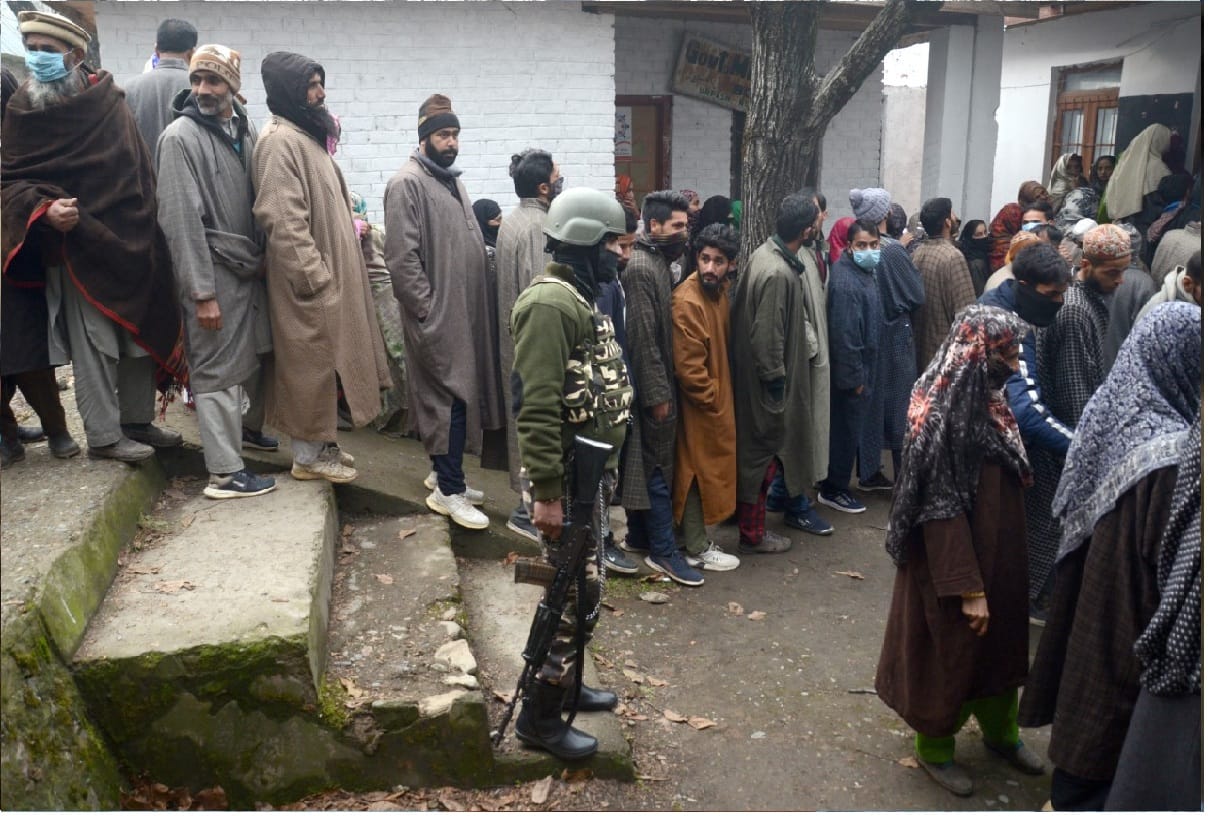ddc election Jammu and Kashmir Voting for third phase of District Development Council elections