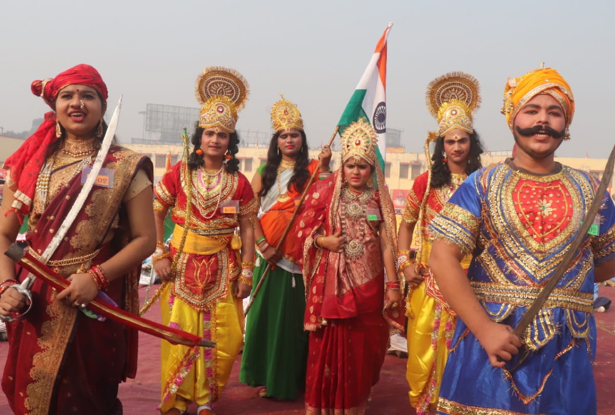 Procession turned out on Maharana Pratap Education Council Week Celebration in gorakhpur