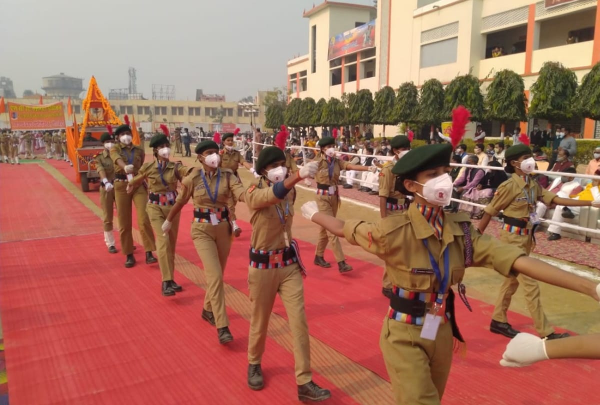 Procession turned out on Maharana Pratap Education Council Week Celebration in gorakhpur