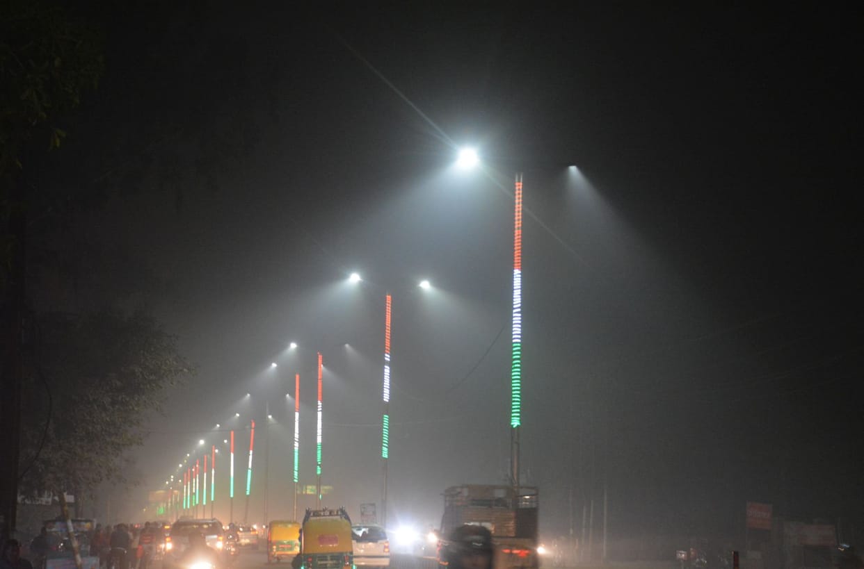 minimum temprature increas in moradabad