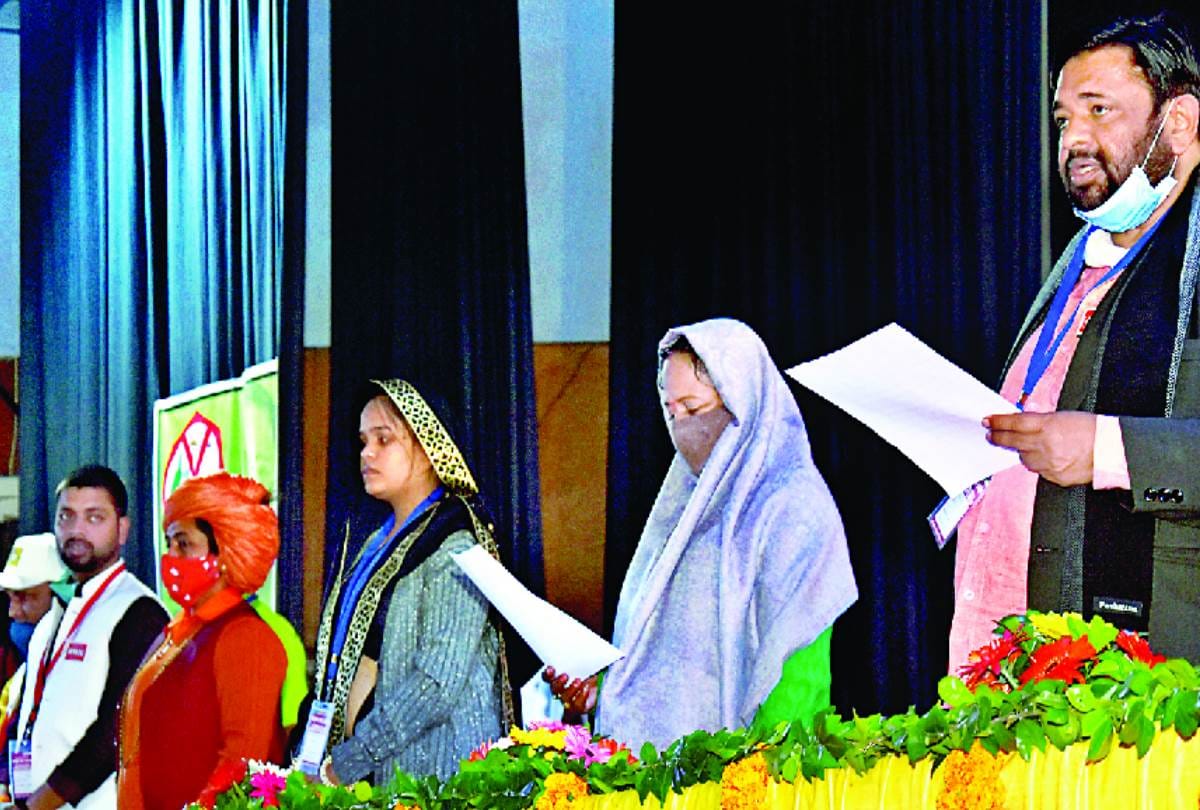 MP Kaushal Kishore performed the first resolution ceremony of the 'Drug Free Society' movement