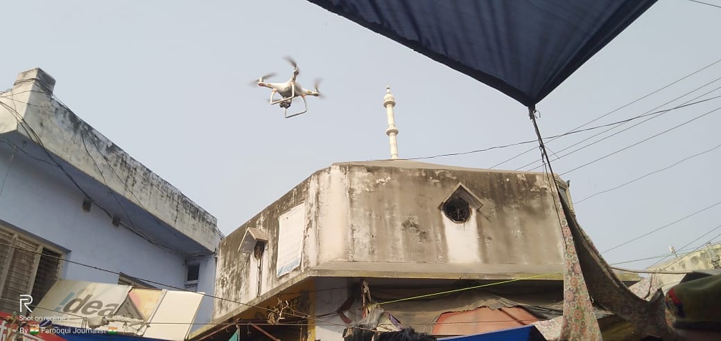 Drone cameras monitored shrines