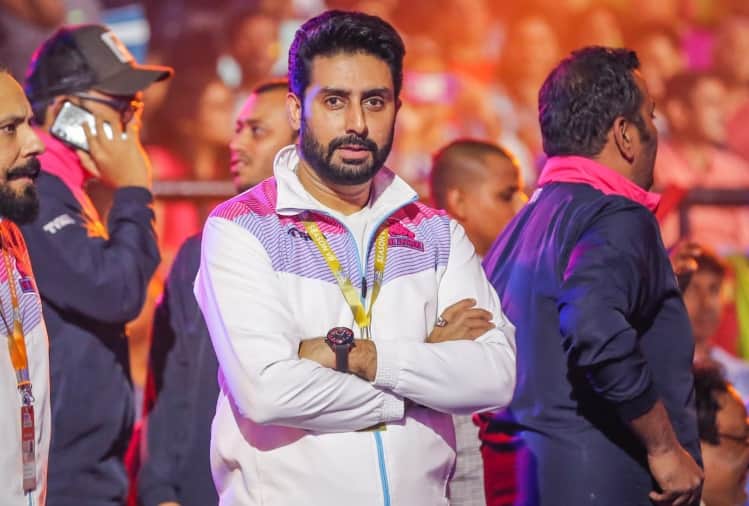 Abhishek Bachchan speaks to Pankaj Shukla on Jaipur pink panthers ludo big bull bob Biswas and guru
