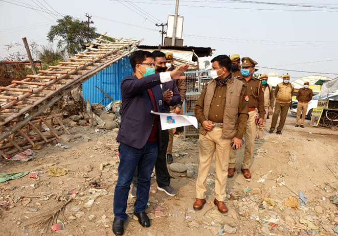 Land measurement for cyber station, forensing lab