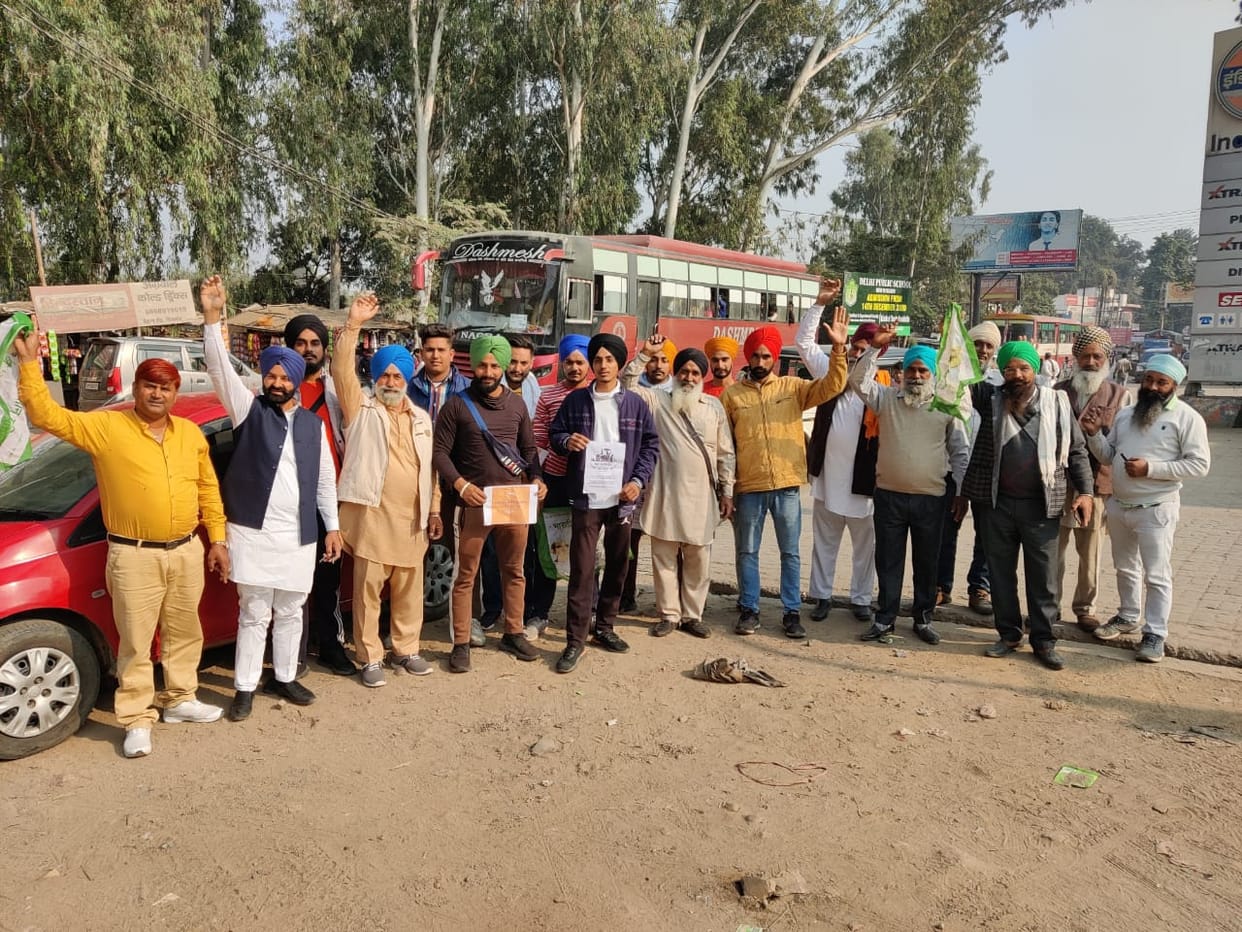Farmers went to Delhi to protest against agricultural laws