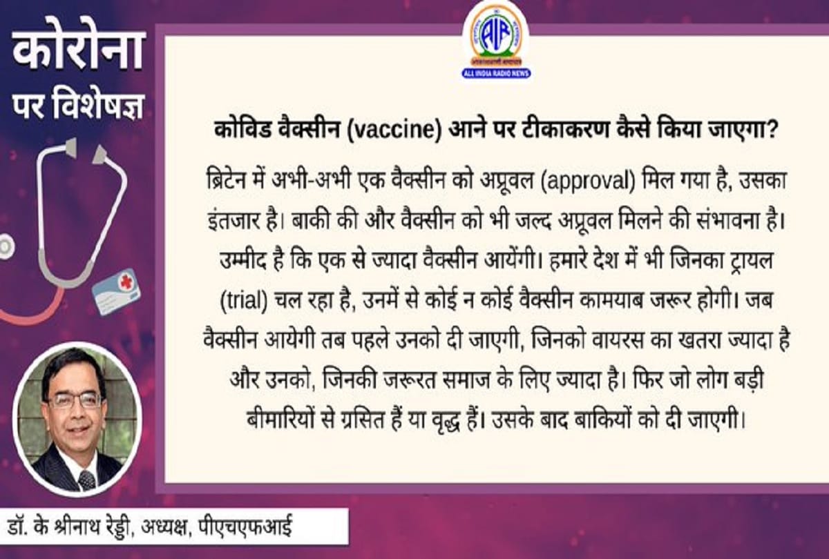 Coronavirus Vaccine in India covid vaccine update coronavirus question answer coronavirus information in hindi