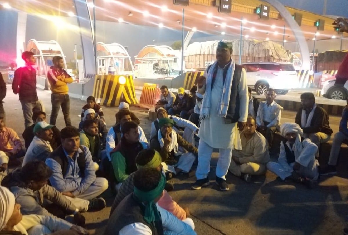 Farmers Protest Delhi: Farmers blocked Yamuna Expressway In Mathura