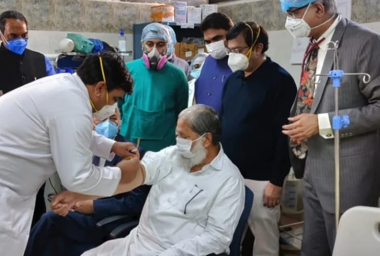 PGI Rohtak Doctor gave statement on corona vaccine after anil vij tested positive for covid-19