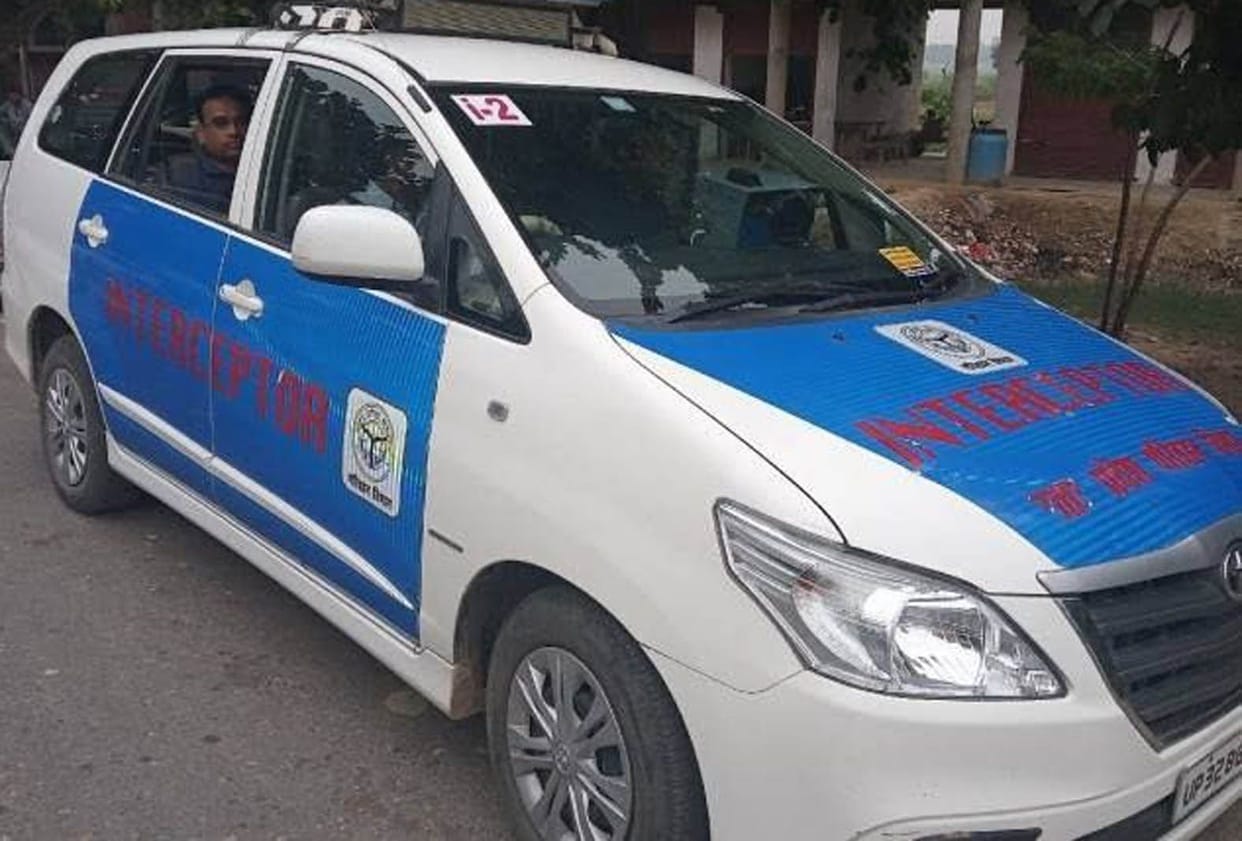If traffic rules are broken then interceptor vehicle will be caught