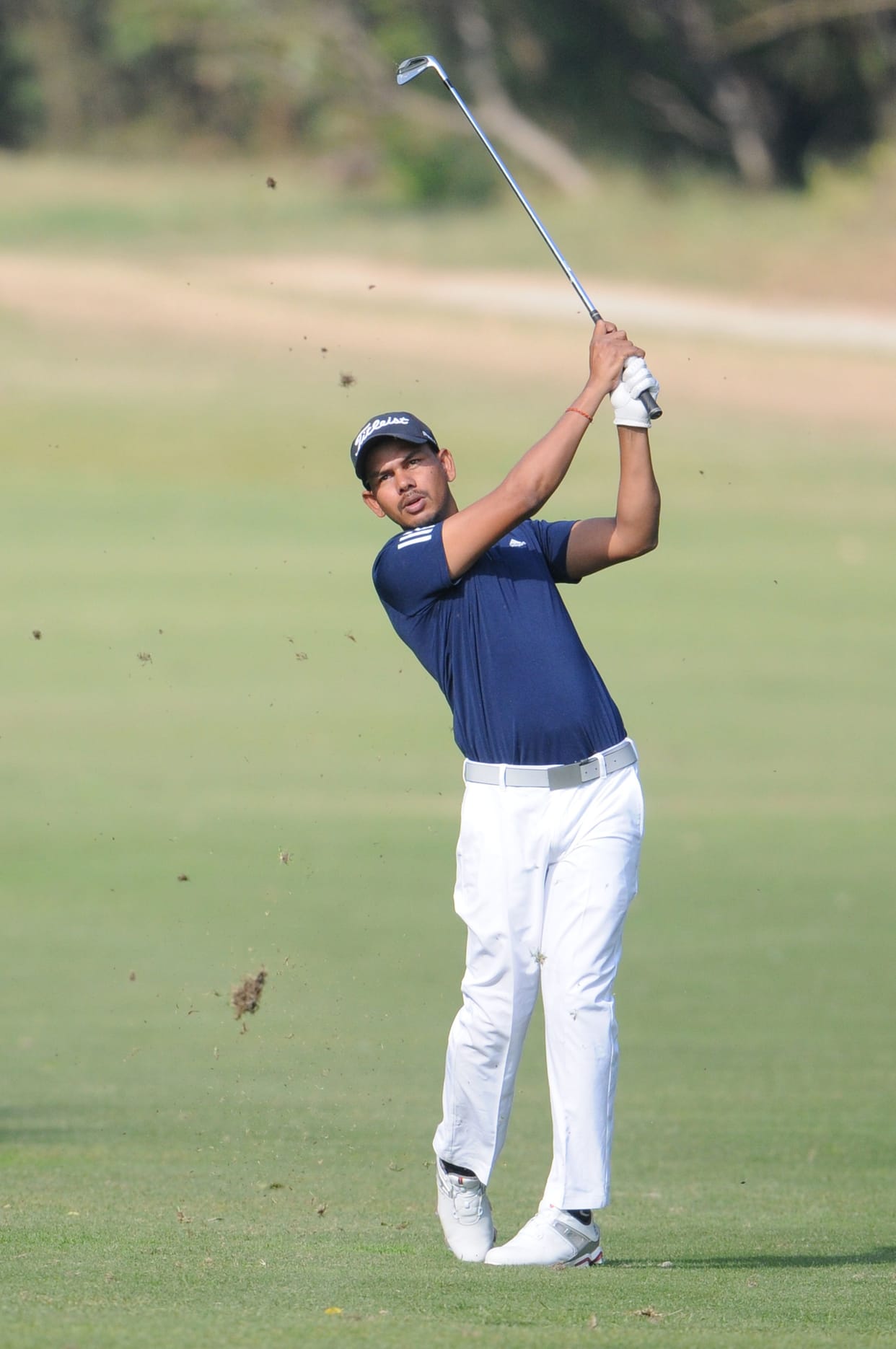 Golfer Akshay Sharma on top position for third day