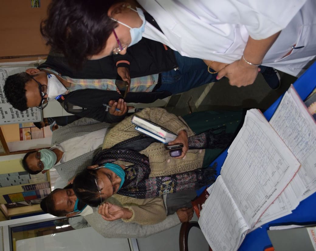Inspection in District hospital.