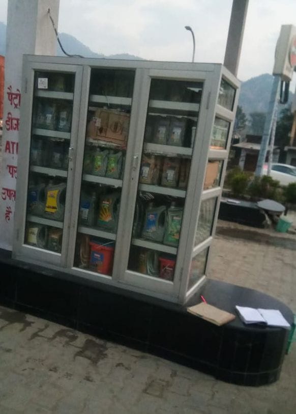 youngster sabotage in trimath  petrol pump
