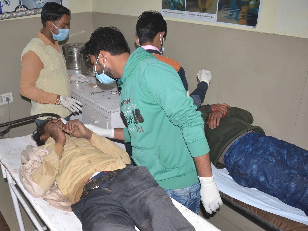 Police station endured due to four consecutive accidents