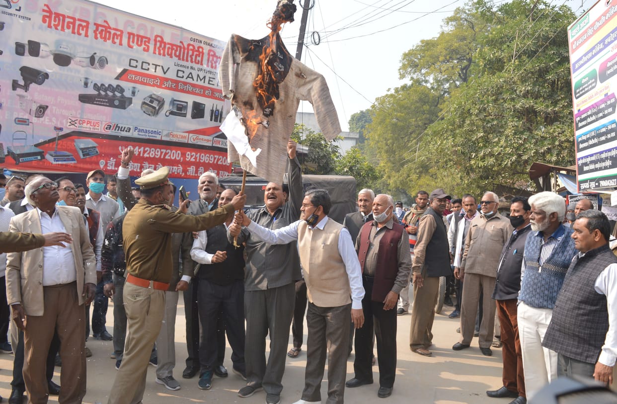 farmers protest