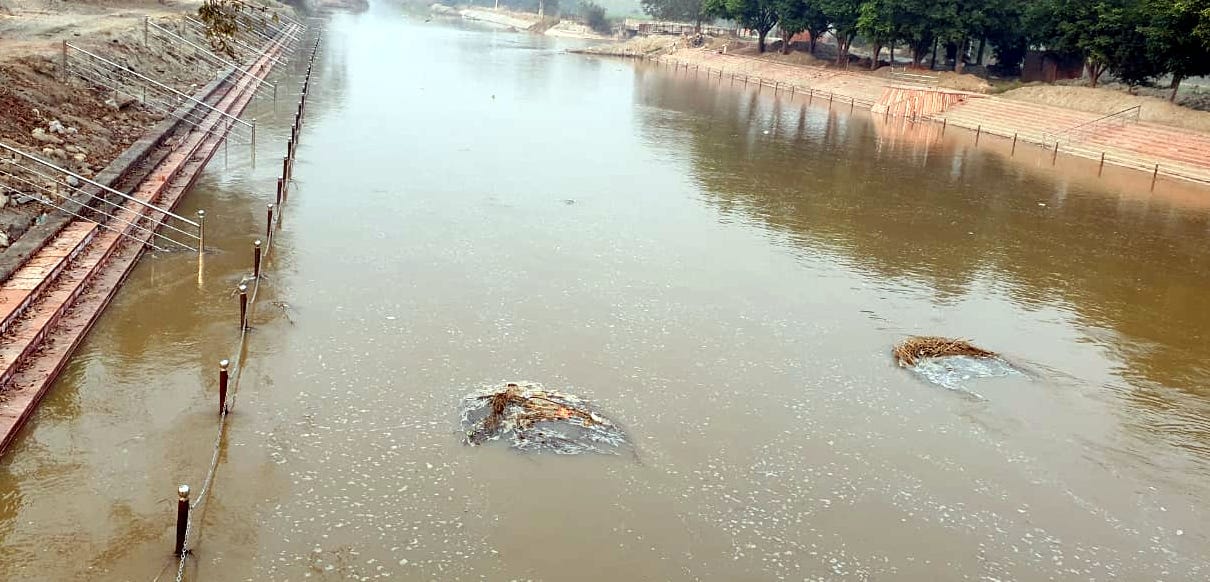 Gundawada Sangam is filled with water
