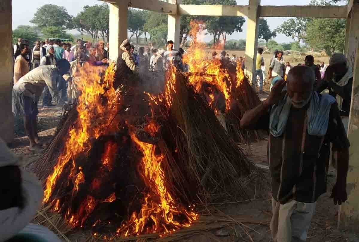 silence of death after seeing seven dead bodies reached in village, not a single hearth burnt in the edge of tears