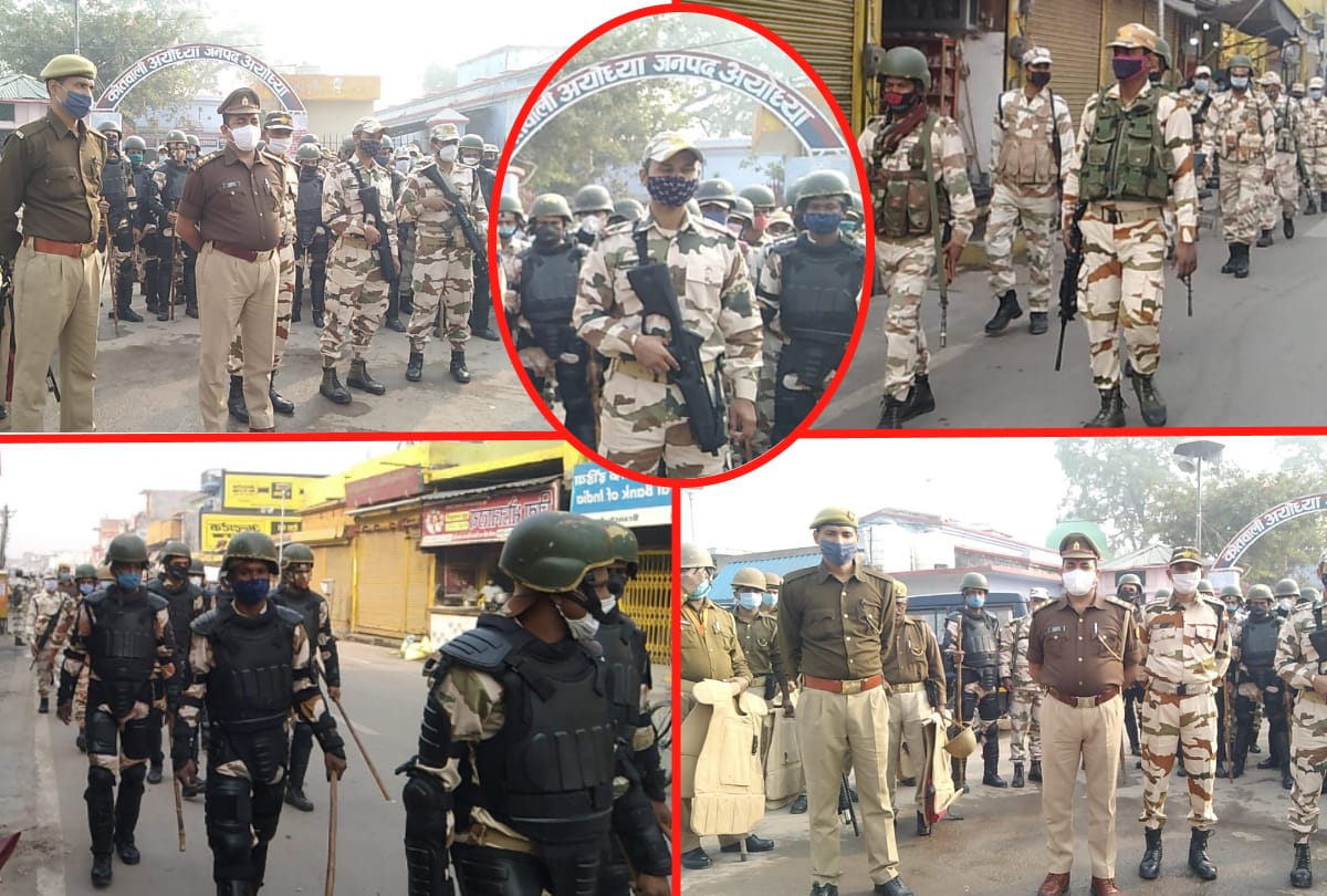 Strict security in ayodhya on babri masjid demolition
