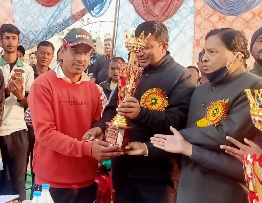 Bumradi's team becomes cricket tournament winner