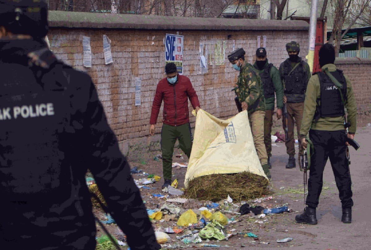Security forces recovered 5kg polymer-bonded explosives in kupwara