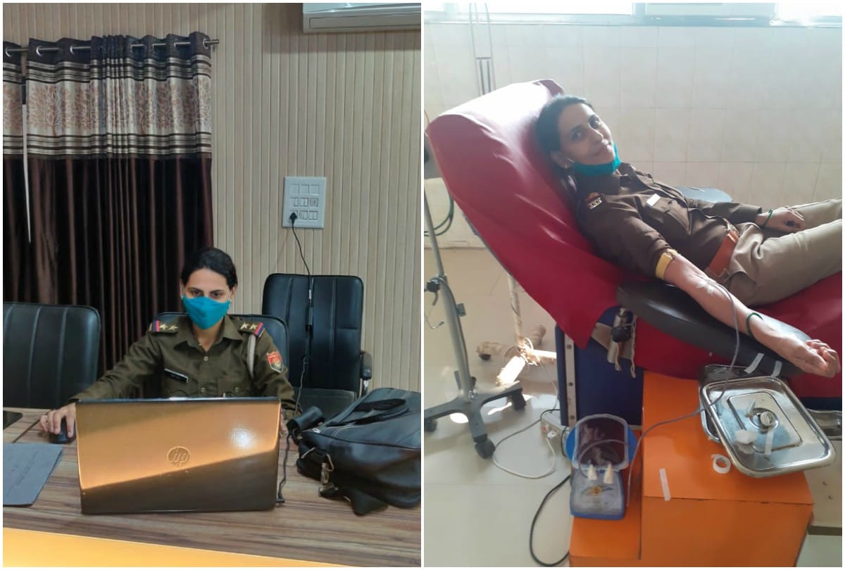 Up Police Sub Inspector Donate Blood Save Child Life