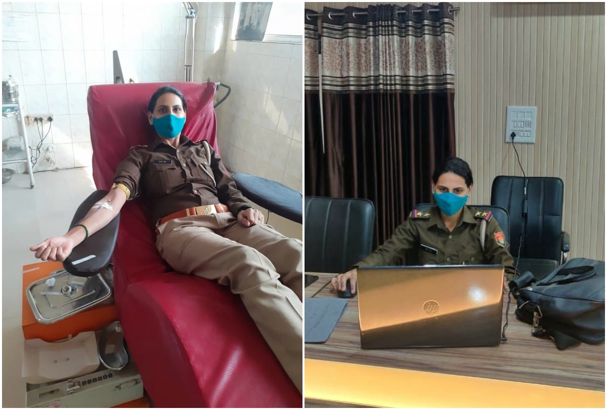Up Police Sub Inspector Donate Blood Save Child Life