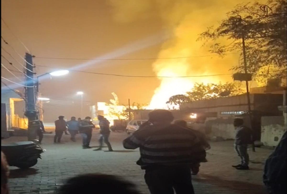 Four people were injured in a fire that broke in Ambala