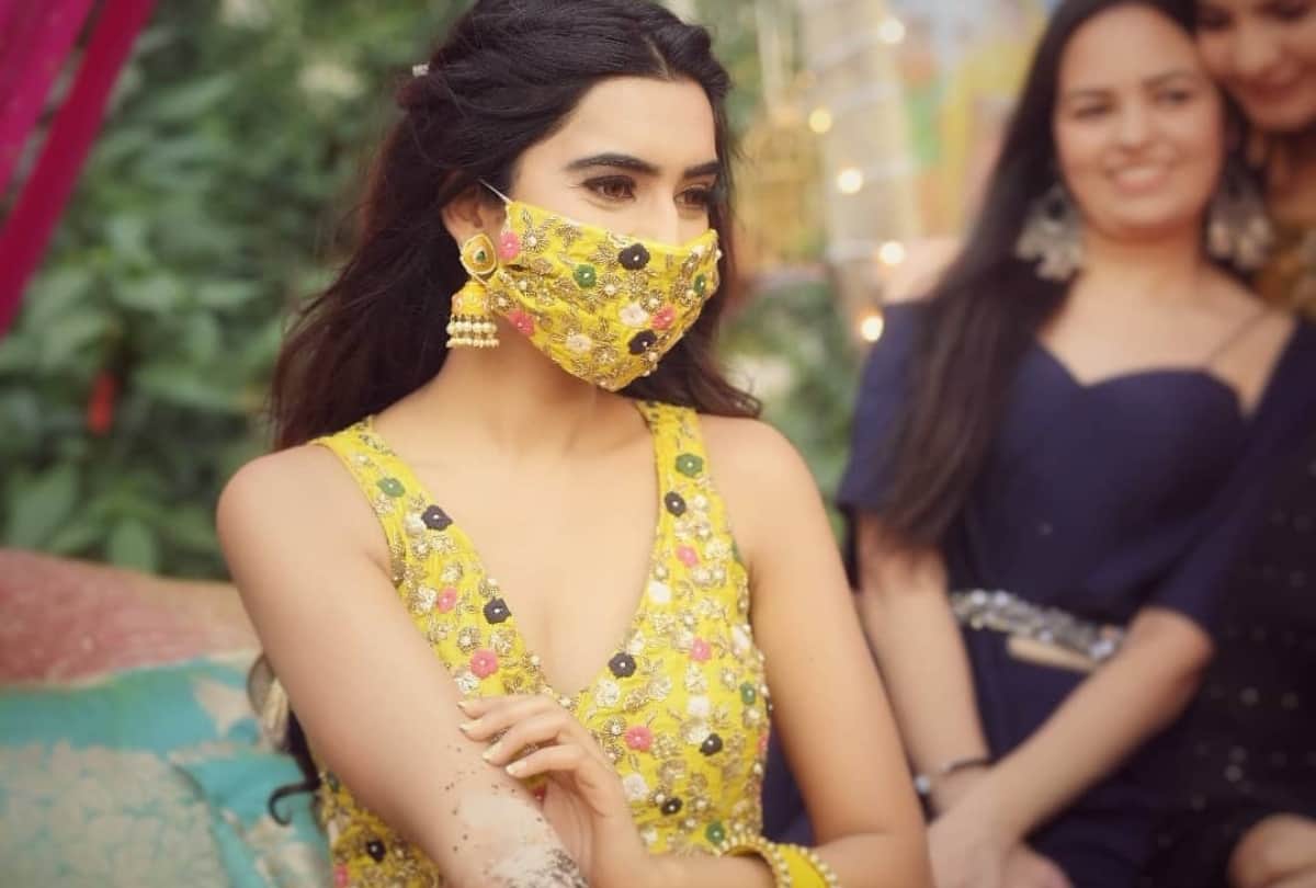 year ender 2020 matching bridal mask is the hottest fashion trend this year
