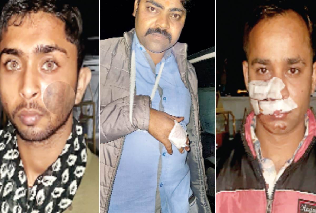 clash between electricians and consumer, six injured in lucknow