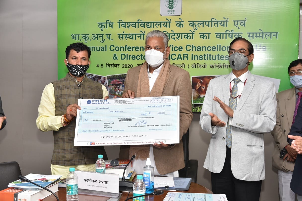 ICAR will be honored to global award by AFO for awareness on improving soil health