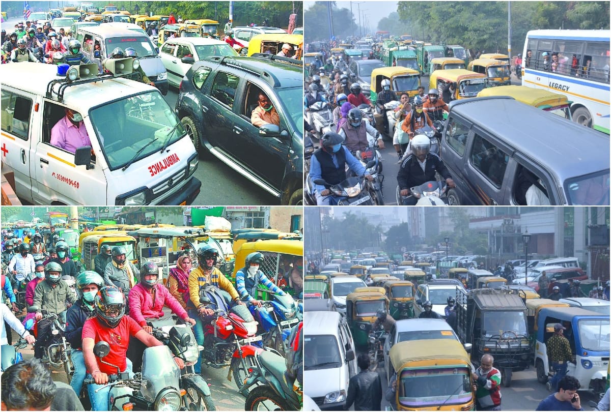 Ambulance stuck in traffic jam after CM Yogi Adityanath convoy passes in agra