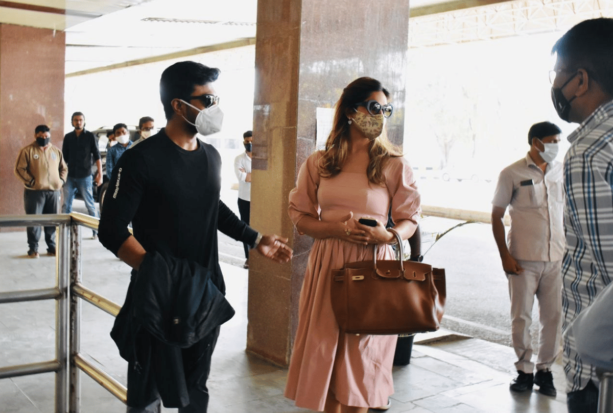 Allu Arjun and family head to Udaipur for Niharika Konidela grand wedding