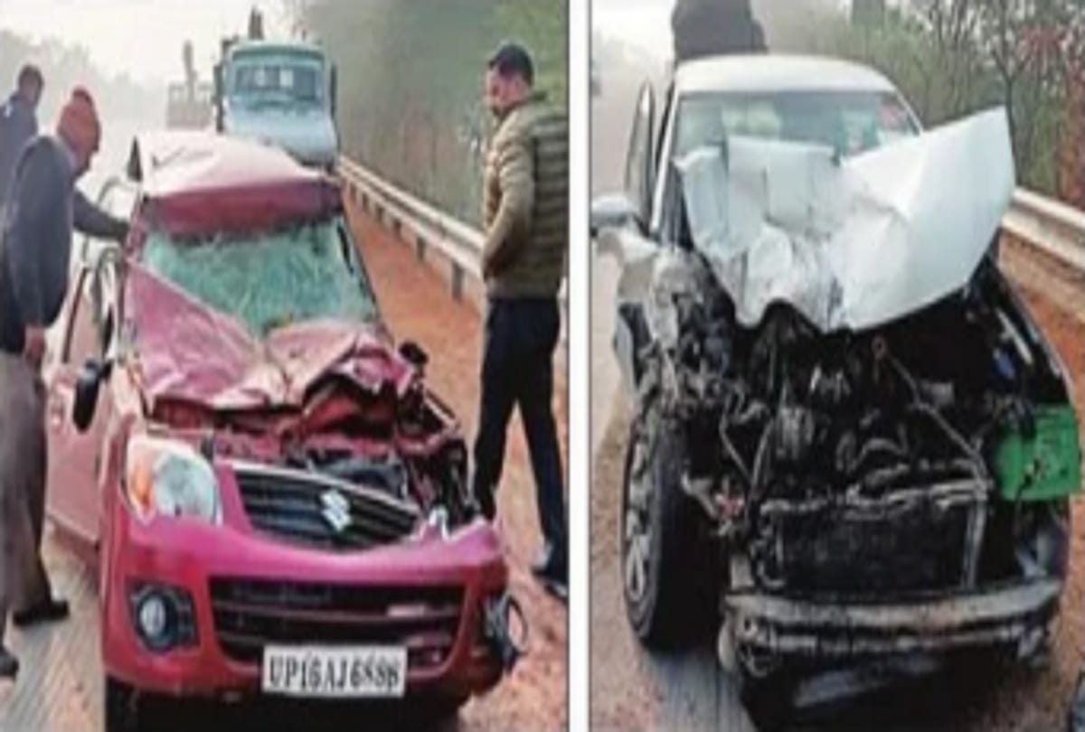50 vehicles collided on Eastern Peripheral and Yamuna Expressway