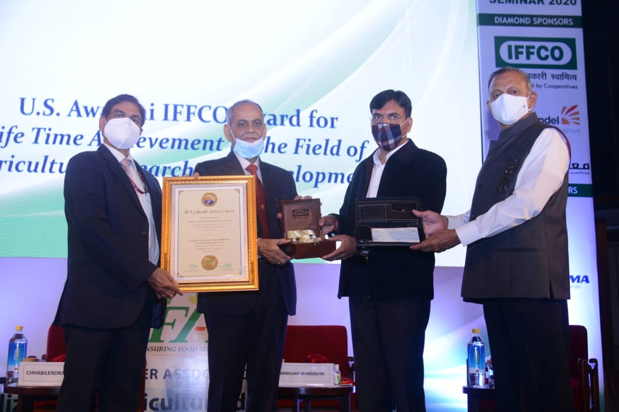 Former Vice Chancellor of BHU and noted agricultural scientist Professor Punjab Singh will get this year IFFCO Award