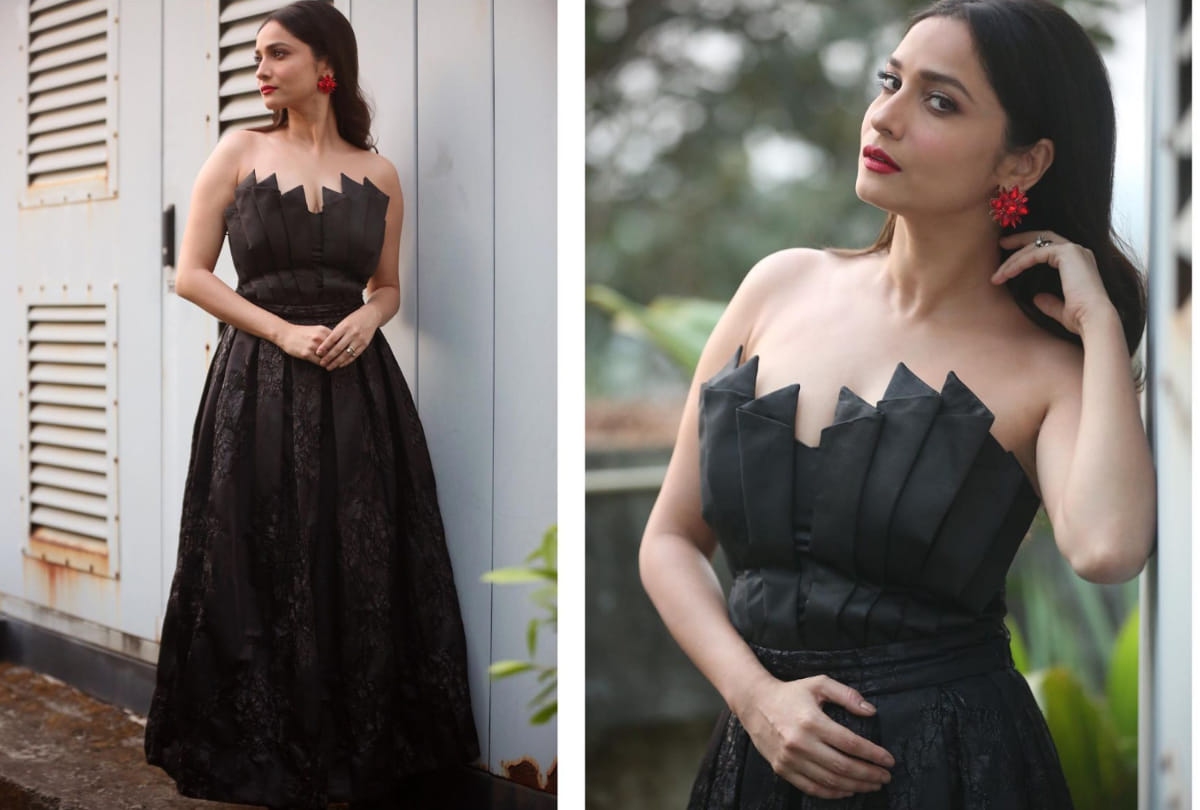 ankita lokhande mini dress with no makeup photos viral on social media