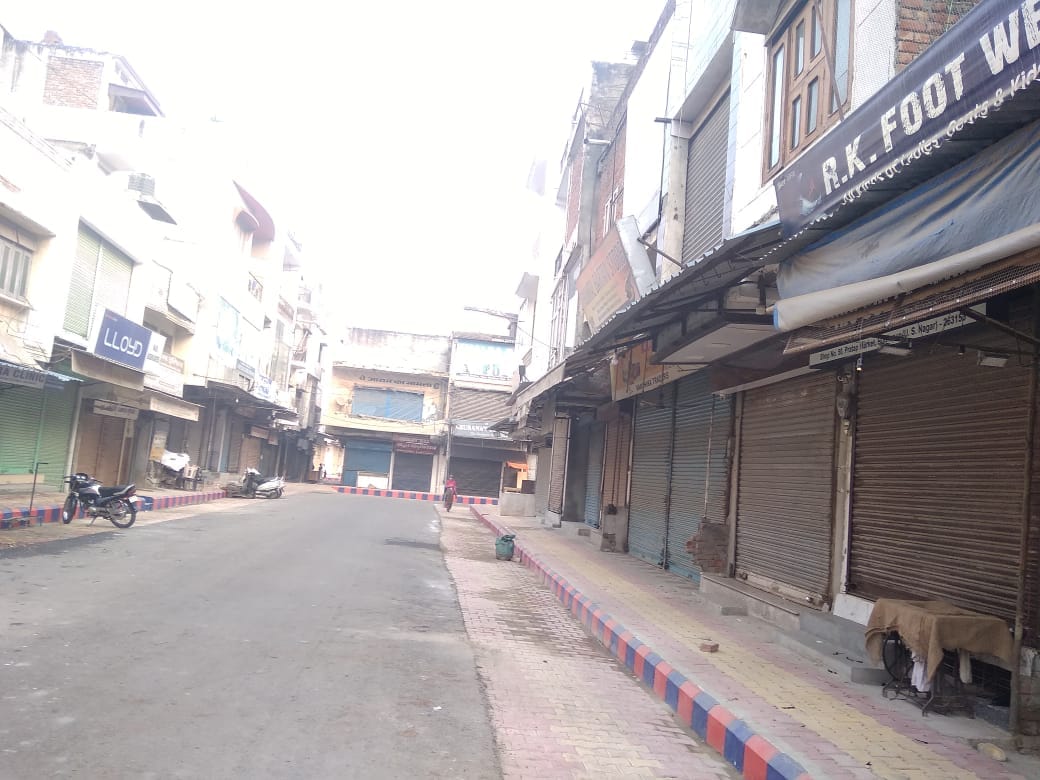 bharat Bandh in uttarakhand : all shops closed in rudrapur