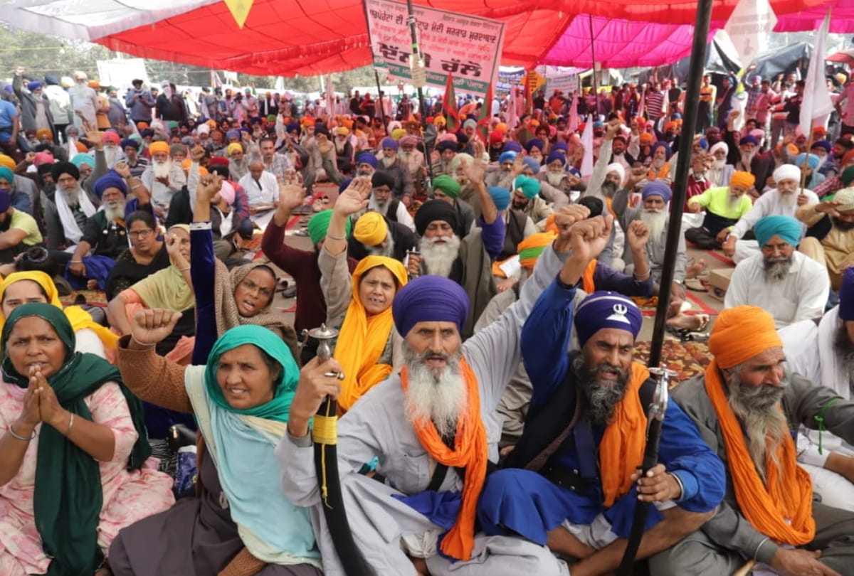 Farmers protest Bharat bandh impact in delhi ncr in 20 photos mostly everywhere peaceful protest