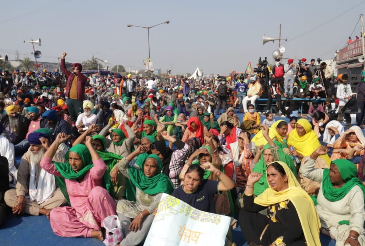 Farmers protest Bharat bandh impact in delhi ncr in 20 photos mostly everywhere peaceful protest