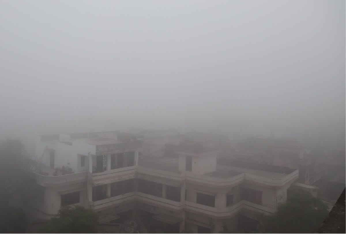 Heavy fog continuously cold wave news update Gorakhpur