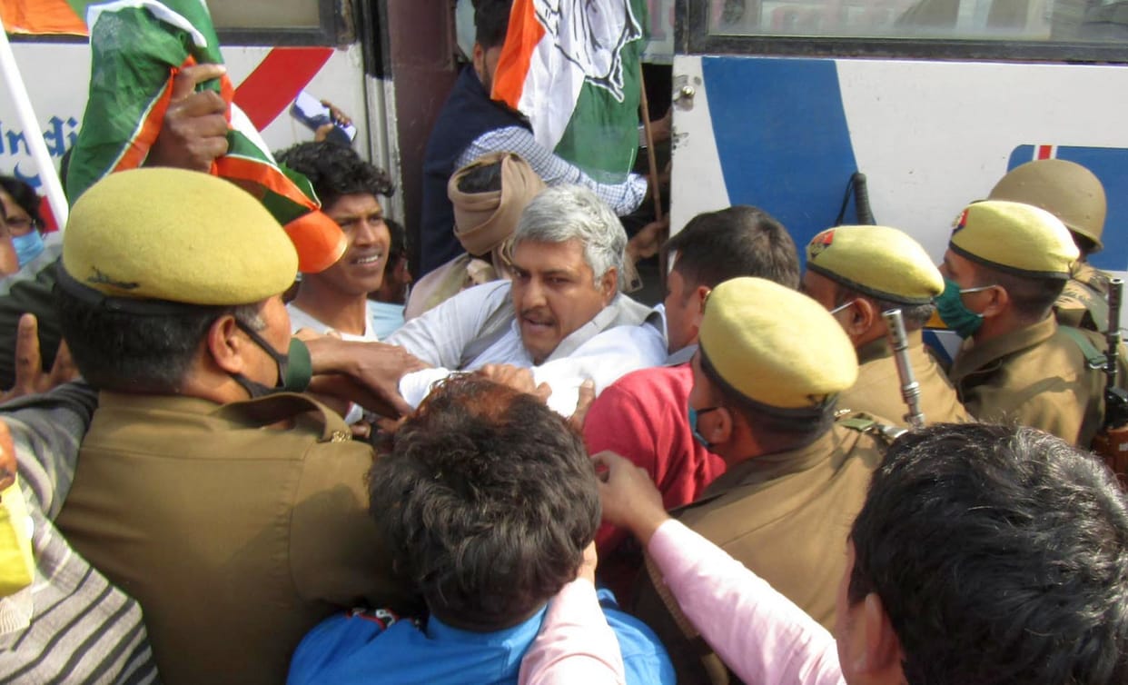 75 congress worker arrested