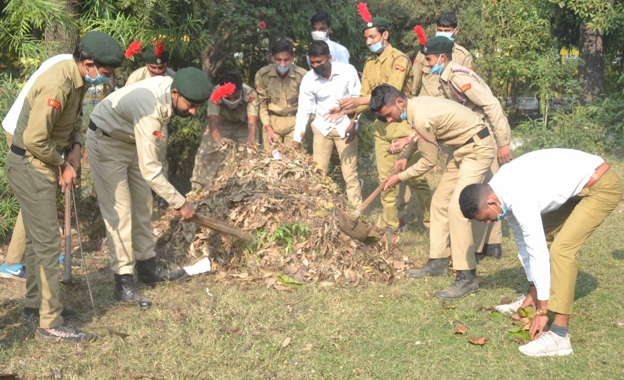 Cleanliness awareness rally organized from NCC cadets