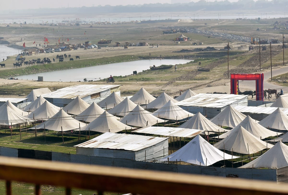 The scope of harvesting in Ganga increased, impact on preparations for Magh Mela