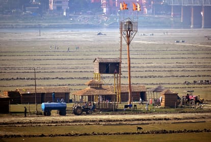 The scope of harvesting in Ganga increased, impact on preparations for Magh Mela