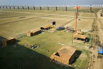 The scope of harvesting in Ganga increased, impact on preparations for Magh Mela