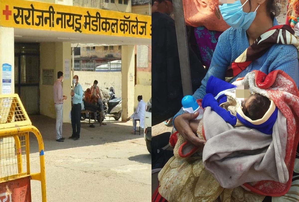 poor mother bid to sell one and a half year old son in agra