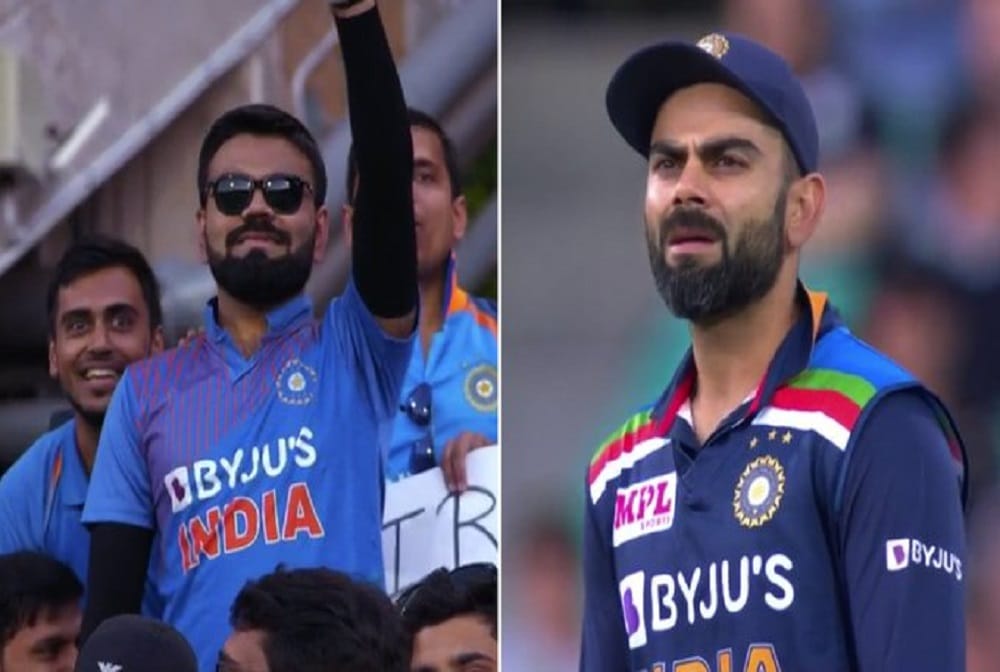 India vs Australia: Virat Kohli reacts after Indian skipper lookalike is spotted on big screen during 3rd T20I 