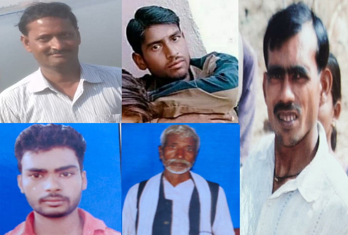six people died in road accident, Five bodies arrived in the village