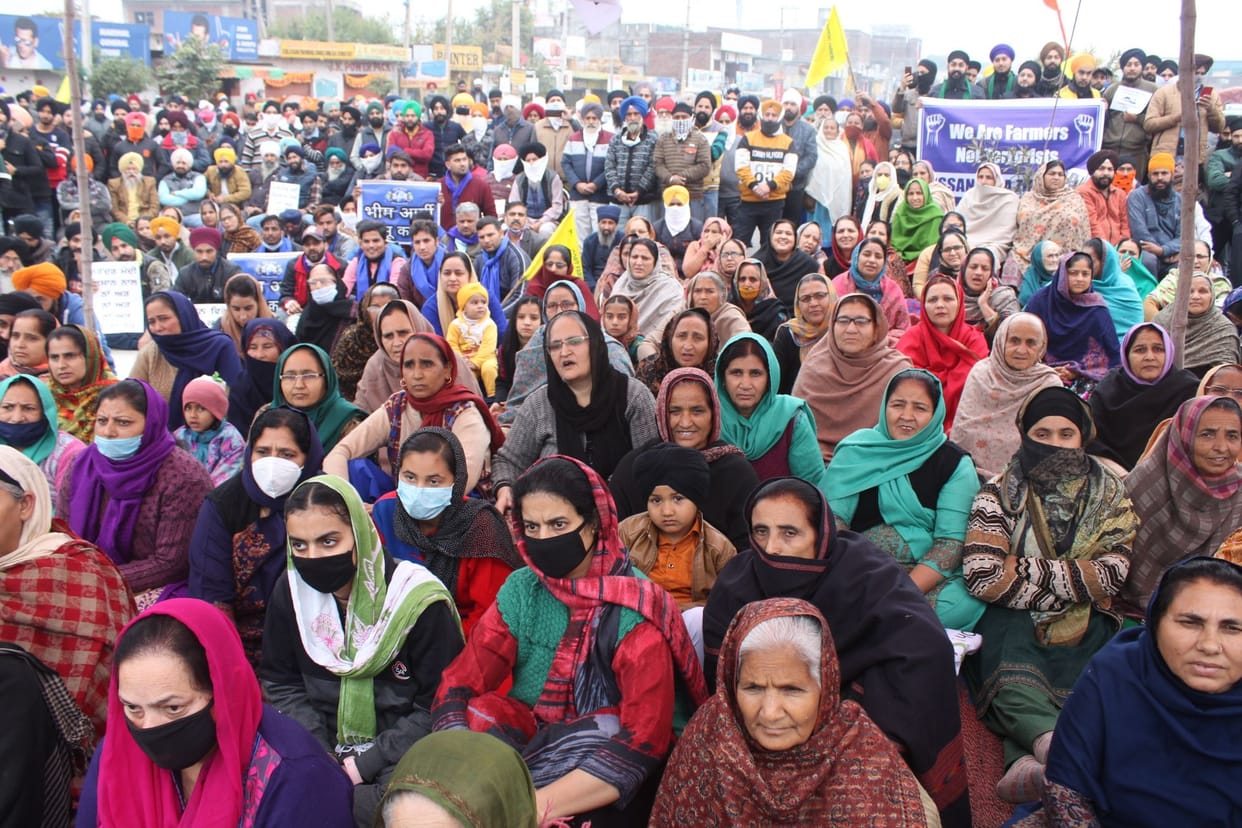 protest,kisan raily
